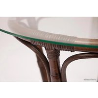 Набор садовой мебели TetChair New Bogota (диван/2 кресла/стол со стеклом, walnut)