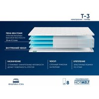 Ортопедический наматрасник Фабрика сна Топпер Т-3 110х200