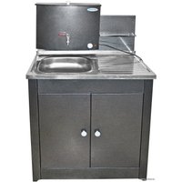 Умывальник для дачи Электромаш Акватекс дуэт с ЭВН (серебристый)