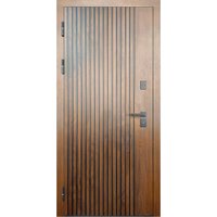 Металлическая дверь Guard Протерма мдф/мдф Винорит патина/белый (96х205, левая) в Гродно