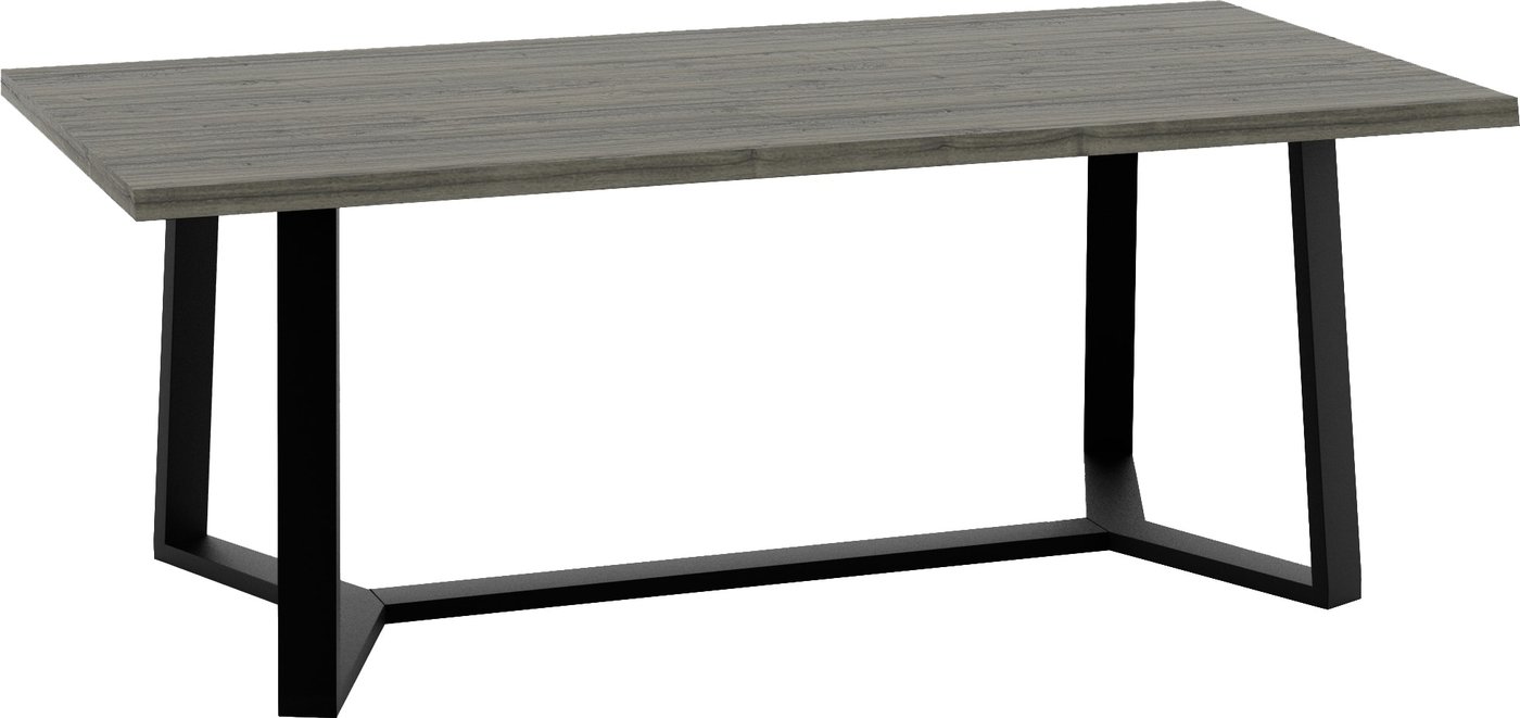 

Кухонный стол TMB Loft Мейсон Сосна 1500x600 40 мм (угольный серый)
