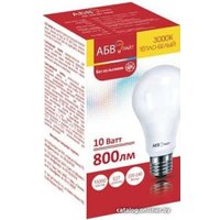 Светодиодная лампочка АБВ LED лайт Standart A60 10W E27 3000К