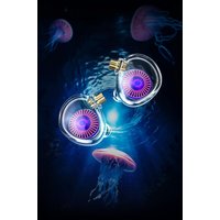 Наушники TRN Medusa (прозрачный, без микрофона)