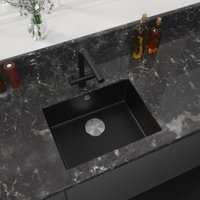 Кухонная мойка ZorG Fast 54 Premium black metallic