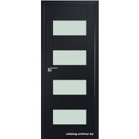Межкомнатная дверь ProfilDoors 46U L 60x200 (черный матовый/мателюкс матовое)