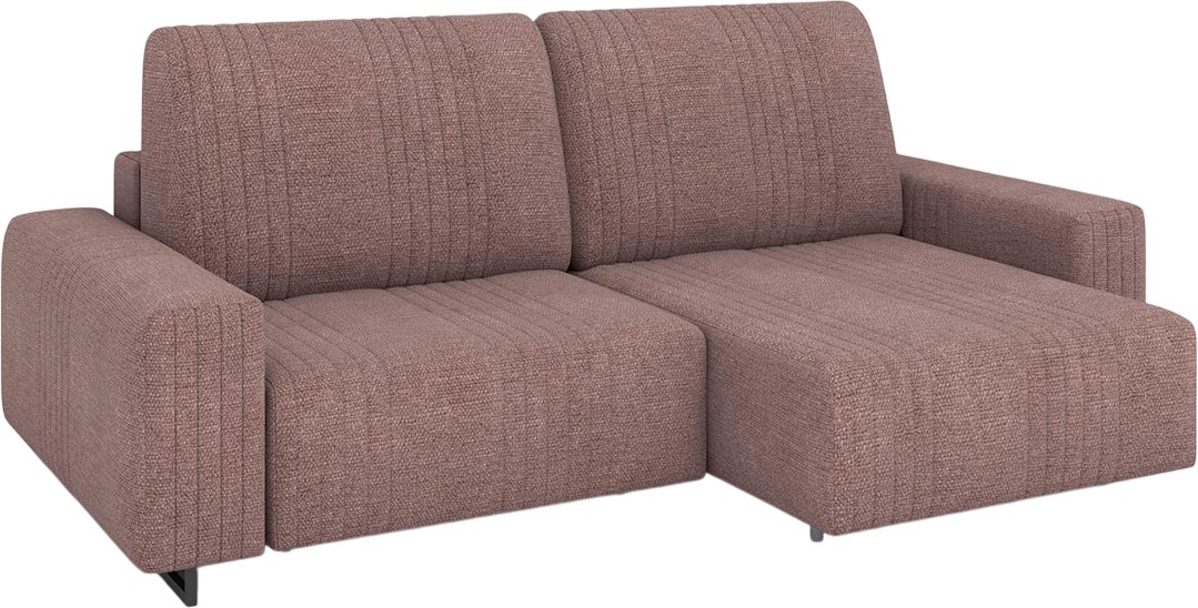 

Угловой диван Rivalli Уолтер ШП 1000 + оттоманка (Doris Amber/черный муар)