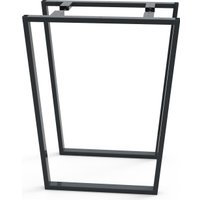 Подстолье для стола Mico Трапеция Лофт 600x740 40x20 (серый премиум матовый)