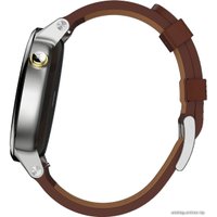 Умные часы Motorola Moto 360 2nd Gen. Mens 46mm Silver with Cognac Leather Band