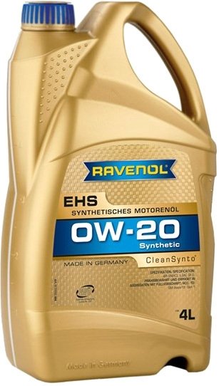 

Моторное масло Ravenol EHS 0W-20 4л