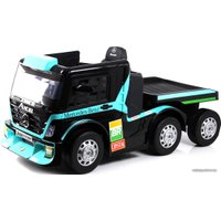 Электромобиль RiverToys Mercedes-Benz Axor с прицепом H777HH (голубой)