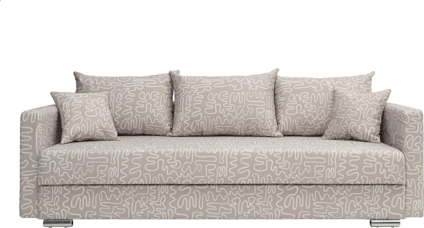 

Диван Krones Эллада мод.2 (жаккард рисунок кофейно-молочный)