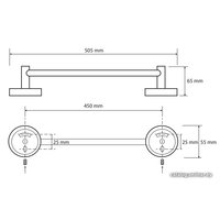 Держатель для полотенца Bemeta Omega 104104022