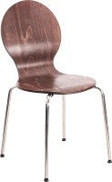 

Стул Белс Келли Wood Chrome 450030-15 (темный орех)