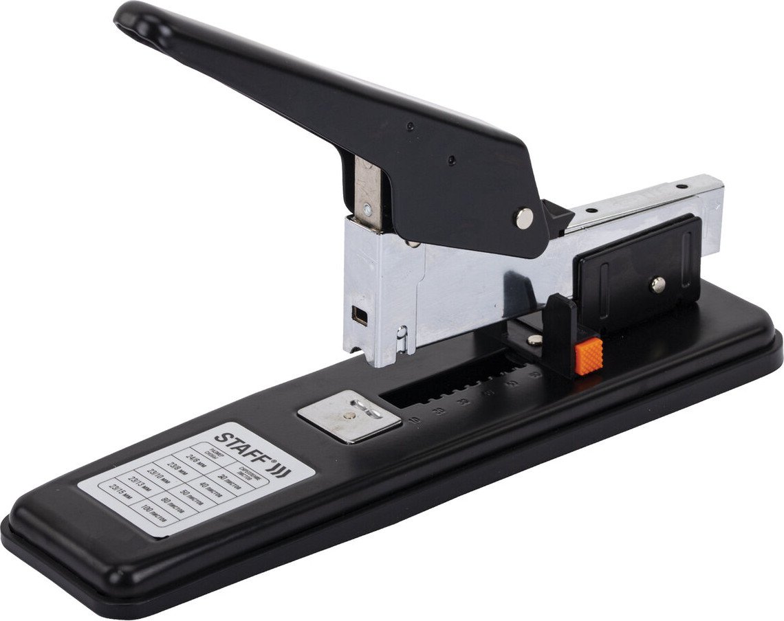 Настольный степлер Staff №24/6-23/15 272736 (черный)