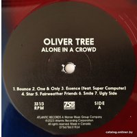  Виниловая пластинка Oliver Tree - Alone In A Crowd (красно-черно-синий винил)