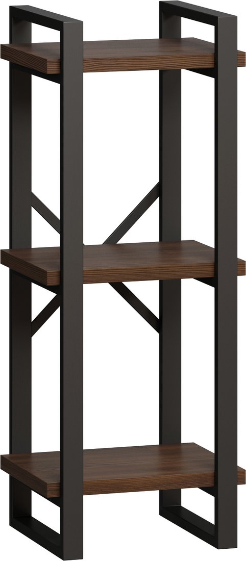 

Стеллаж LoftyHome Лондейл Рант 40 (коричневый/черный)