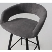 Стул с подлокотниками Мамадома Barny-R 700 (b28 Antracite Lux/черный)