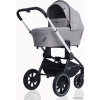 Универсальная коляска Rant MOWbaby Zoom PU (2 в 1, silver beige)