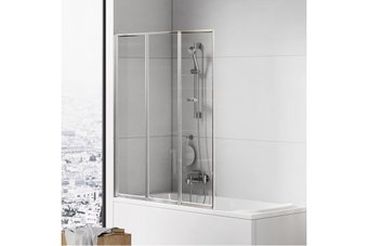 Стеклянная шторка для ванны NEW TRENDY Trex 120x140 см P-0154