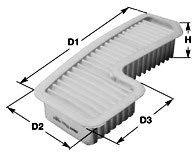 

Воздушный фильтр Clean filters MA3151