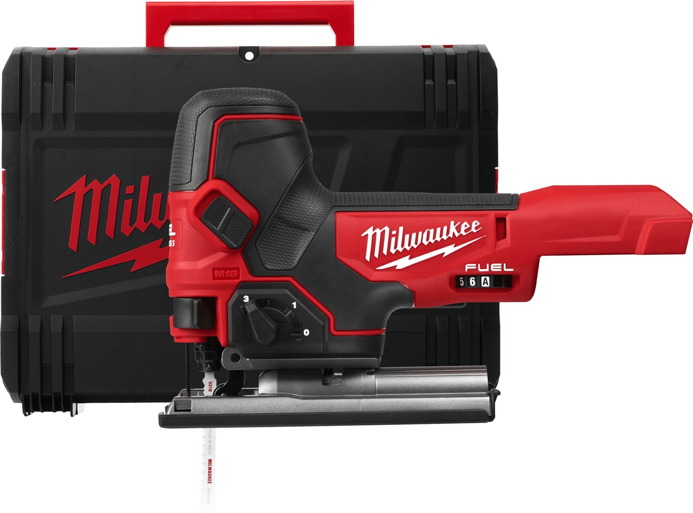 

Электролобзик Milwaukee Fuel M18 FBJS-0X 4933464799 (без АКБ, кейс)
