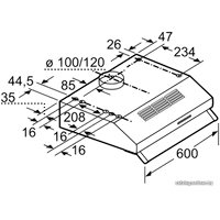 Кухонная вытяжка Bosch DUL63CC50