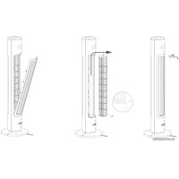 Колонный вентилятор Xiaomi Smart Tower Fan EU BHR5956EU (международная версия)