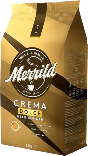 Кофе Merrild Crema Dolce зерновой 1 кг