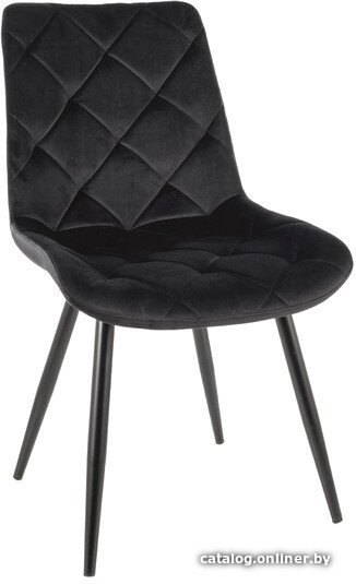 

Стул Signal Ralph Velvet (bluvel 19 черный/черный)