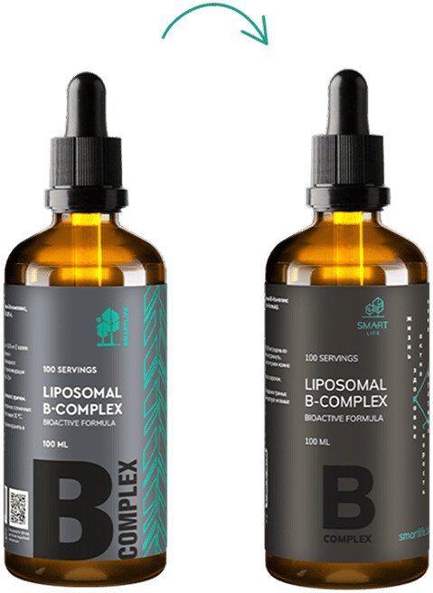 

БАД SmartLife Липосомальный B-комплекс (100 мл)