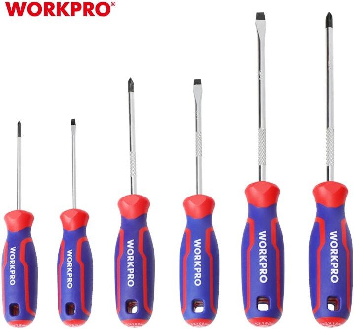 Набор отверток Workpro WP200504 (6 предметов)