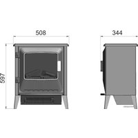 Электрокамин Dimplex Lucia Optiflame Electric Stove LUC20
