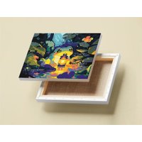 Картина по номерам PaintLine Лягушка в пруду PL-00262