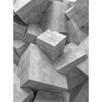 Фотообои Vimala Серые кубы в пространстве 270x200