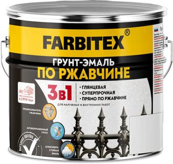 Farbitex По ржавчине 3в1 2.7 кг (черный)