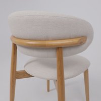 Стул Оримэкс Дэвид (бежевый фактурный велюр Danco 100/дуб)