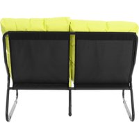 Садовый диван TetChair Ergo (рогожка с водоотталкивающей пропиткой, лайм)