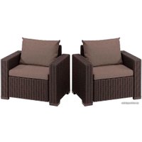 Набор садовой мебели Keter California Chair 231639 (2 шт, коричневый) в Бобруйске