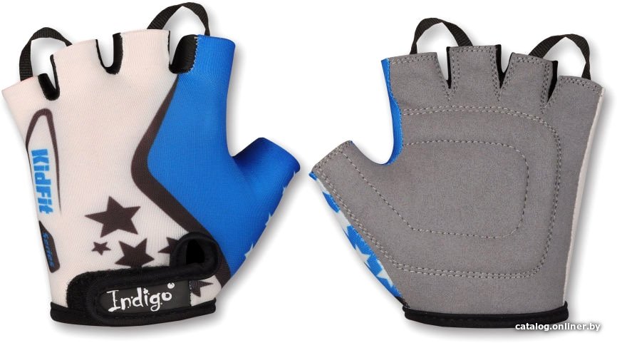 

Перчатки Indigo SB-01-8803 (XS, белый/голубой)