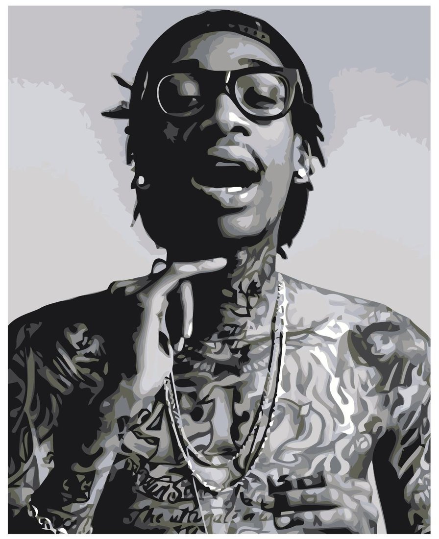 

Картина по номерам SLAVINA Wiz Khalifa Уиз Халифа Z-AB120