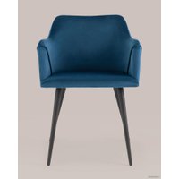 Стул Stool Group Джоэл с подлокотниками vd-joel-b29 (велюр синий)