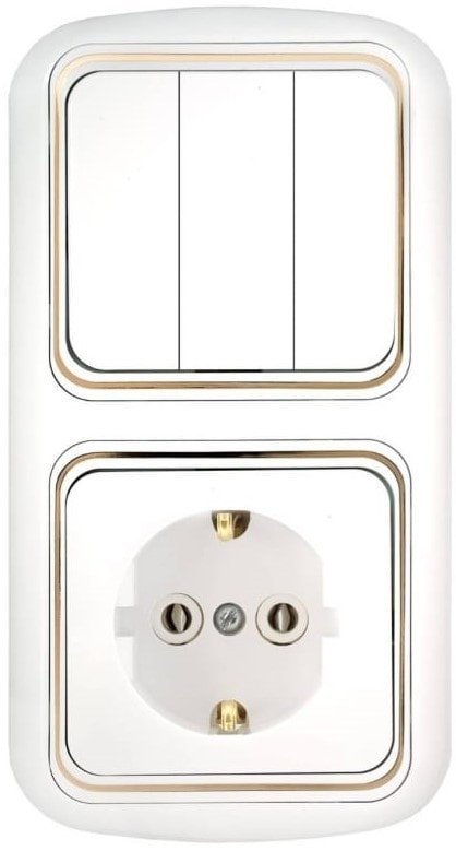 

Розетка Bylectrica Гармония Люкс 3В-РЦ-499 з