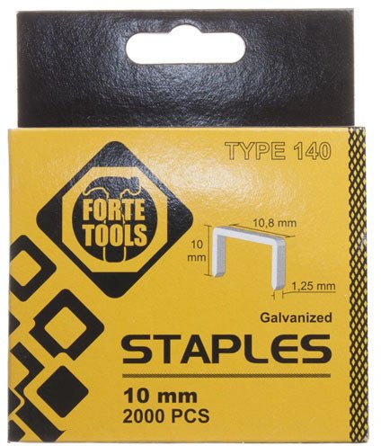 

Скобы Forte Tools 140/10мм 1010HD (2000 шт)