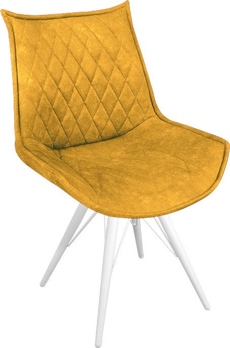 

Стул Трия Фэнди К3 (белый матовый/микровелюр Wellmart Yellow)