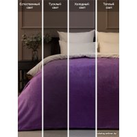 Плед Tex Republic Absolute Однотонный Фланель 1.5 24855 (фиолетовый)