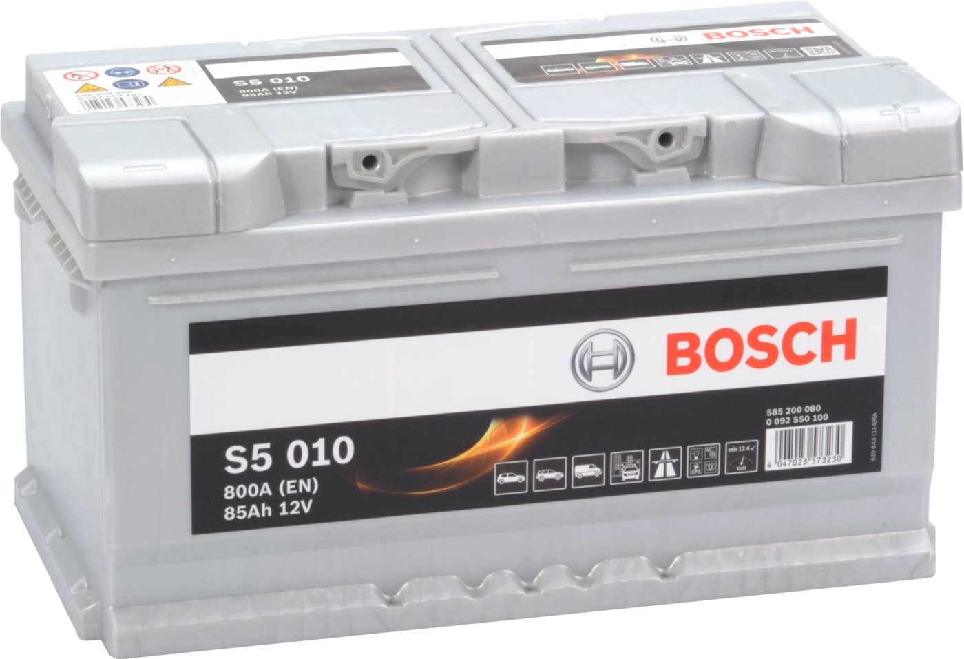 

Автомобильный аккумулятор Bosch S5 010 (585200080) 85 А/ч