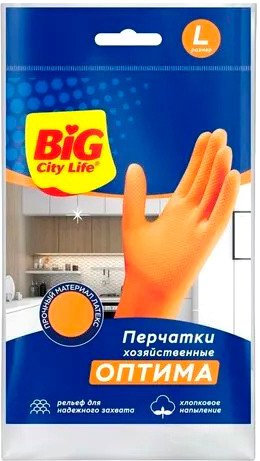 

Латексные перчатки Big City Life Оптима L