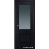 Межкомнатная дверь ProfilDoors Классика 2U L 70x200 (черный/стекло графит)