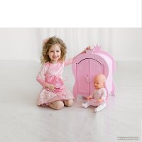 Шкаф для кукол Leader Toys Shining Crown 71020 (розовое облако)