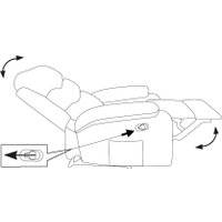 Реклайнер Бюрократ Han (бежевый) в Витебске